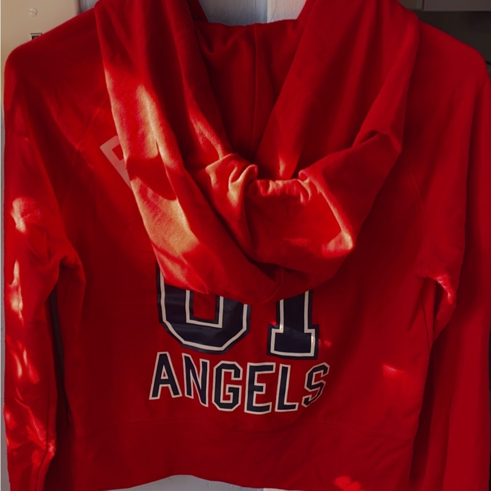 MLB angels, Victoria's Secret Red Hoodie Jacket - Picture 3 of 4